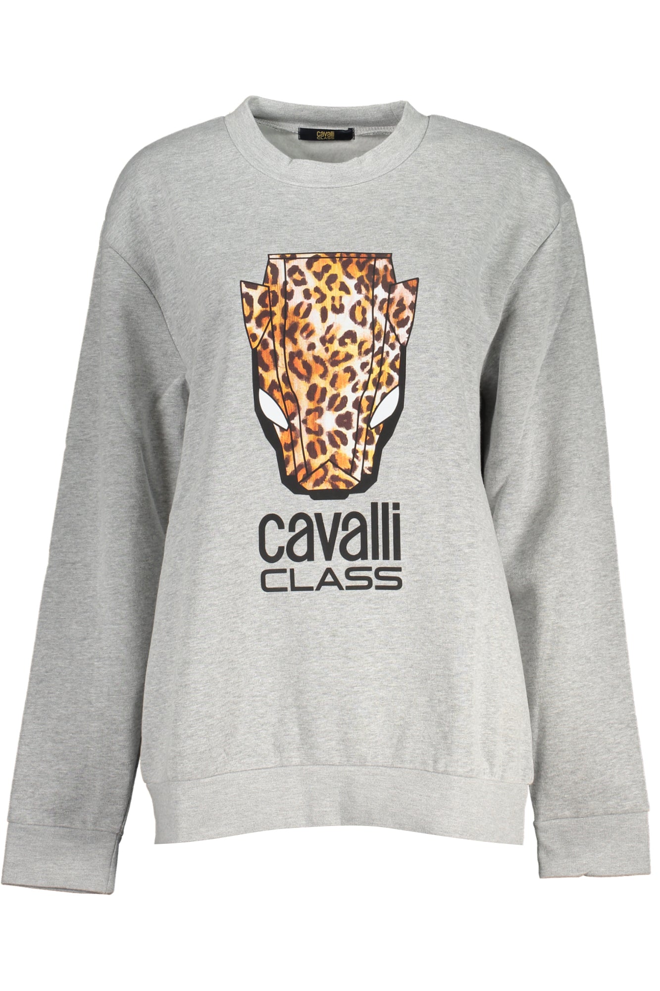 SWEAT-SHIRT SANS FERMETURE FEMME CAVALLI CLASS GRIS - CAVALLI CLASS