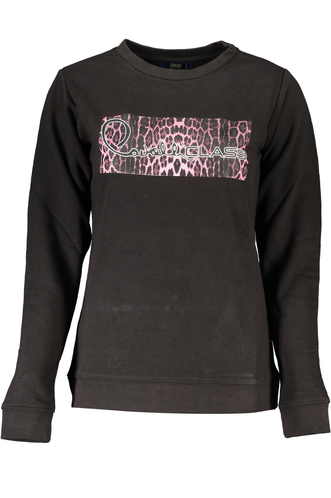 SWEAT-SHIRT SANS FERMETURE ÉCLAIR POUR FEMME CAVALLI CLASS NOIR - CAVALLI CLASS