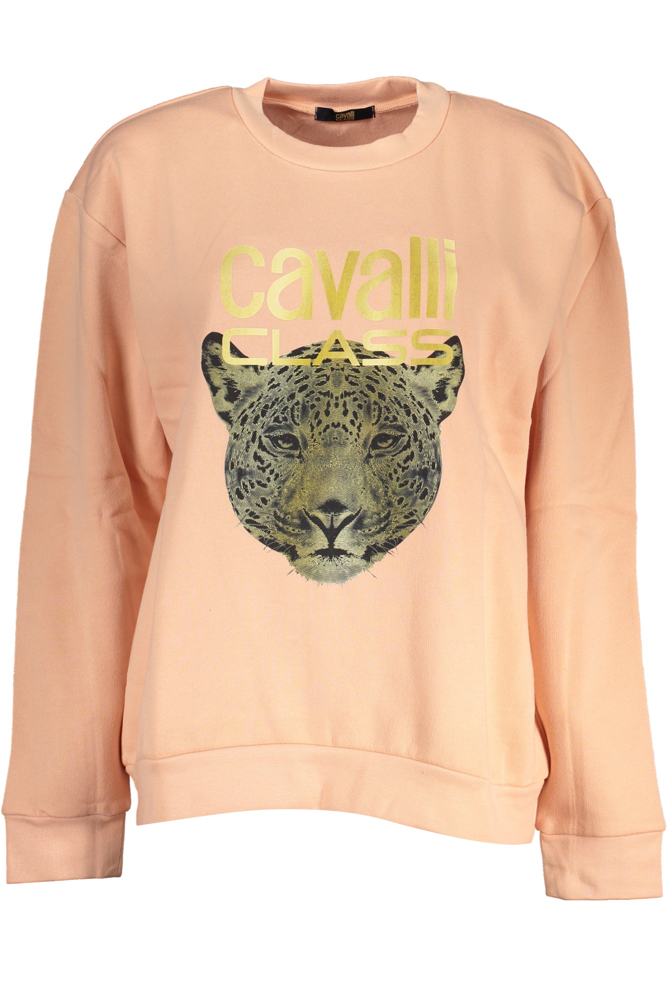 SWEAT-SHIRT FEMME CAVALLI CLASS ROSE SANS ZIP - CAVALLI CLASS