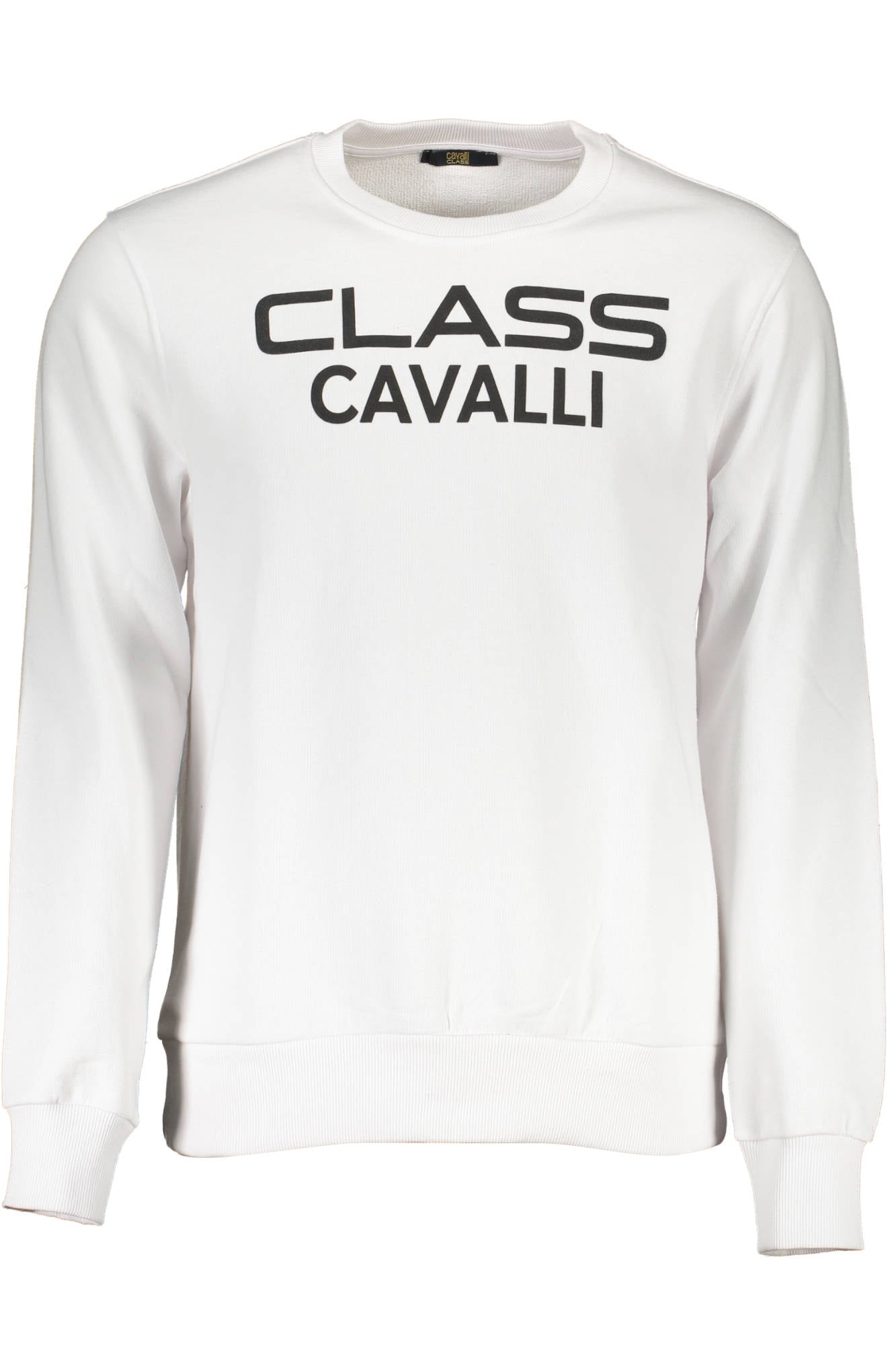 CAVALLI CLASS SWEAT SANS ZIP HOMME BLANC - CAVALLI CLASS