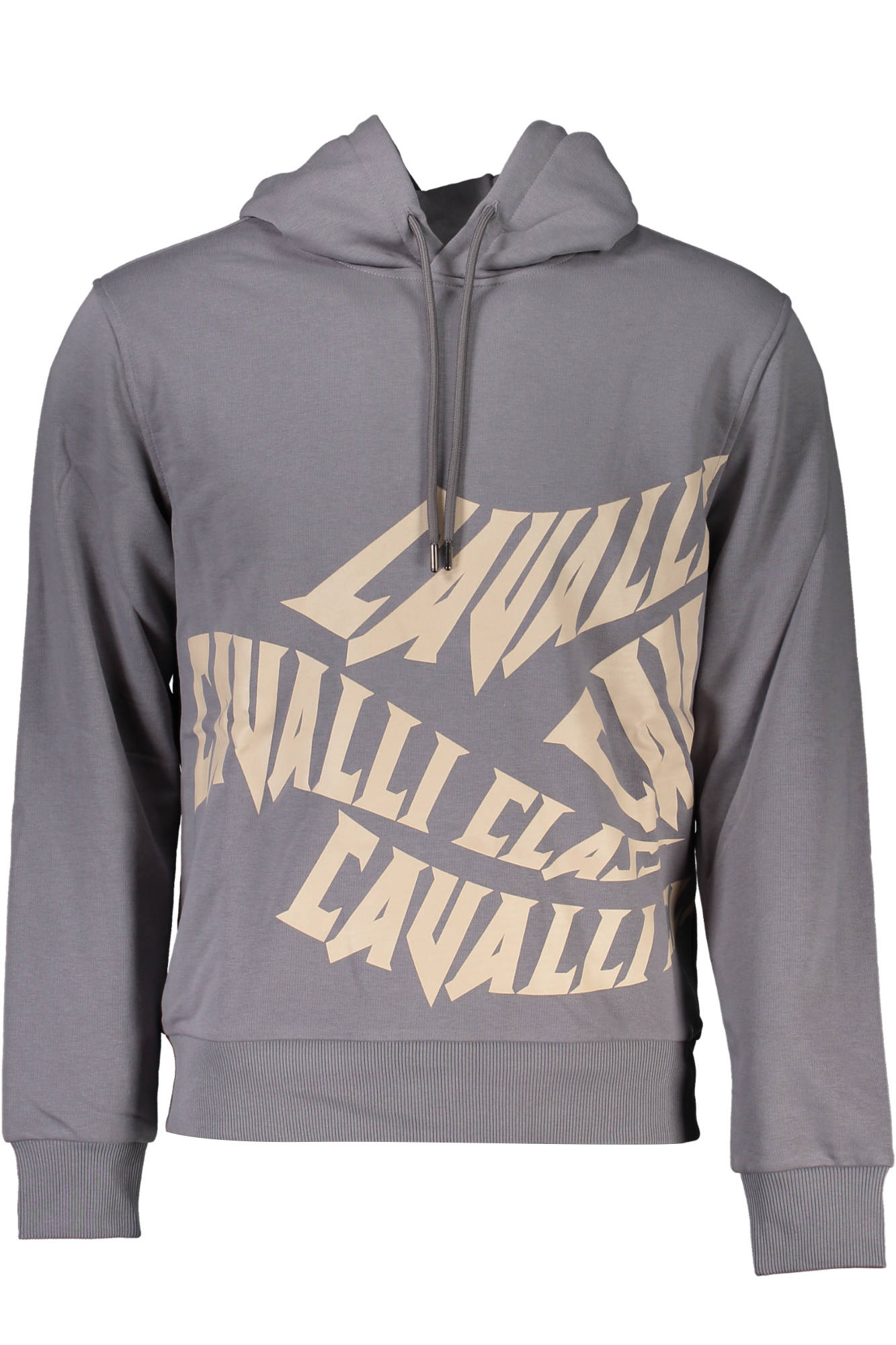 SWEAT-SHIRT CAVALLI CLASS SANS ZIP POUR HOMME GRIS - CAVALLI CLASS