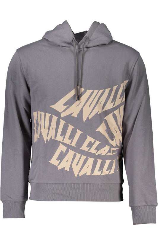 SWEAT-SHIRT CAVALLI CLASS SANS ZIP POUR HOMME GRIS - CAVALLI CLASS