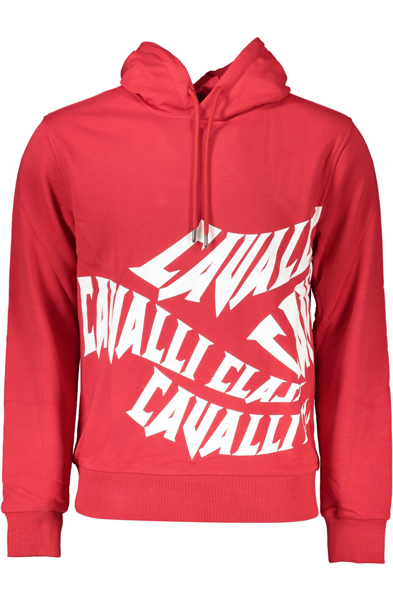 CAVALLI CLASS SWEAT SANS ZIP HOMME ROUGE - CAVALLI CLASS