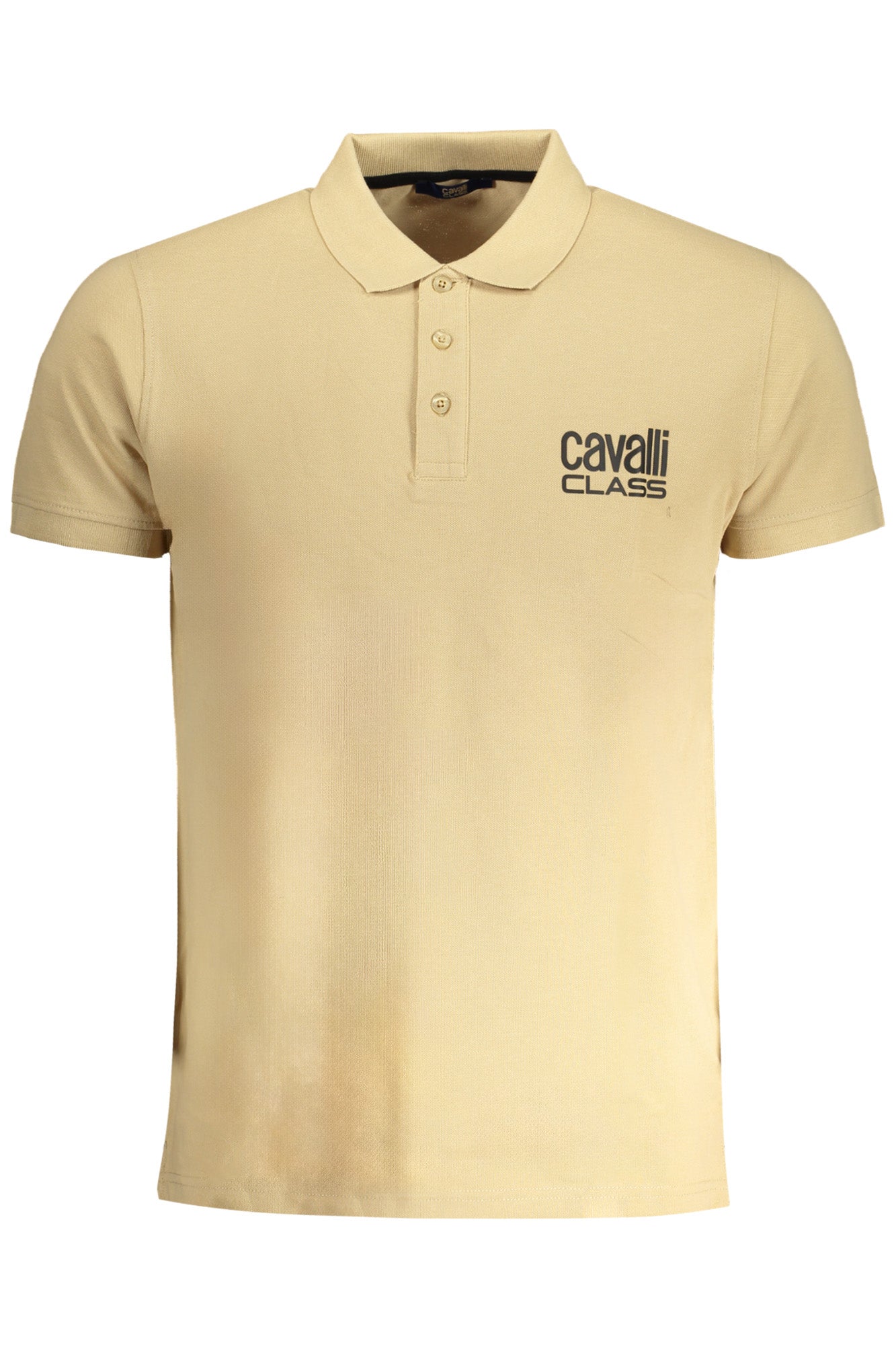 CAVALLI CLASS POLO MANCHES COURTES HOMME BEIGE - CAVALLI CLASS