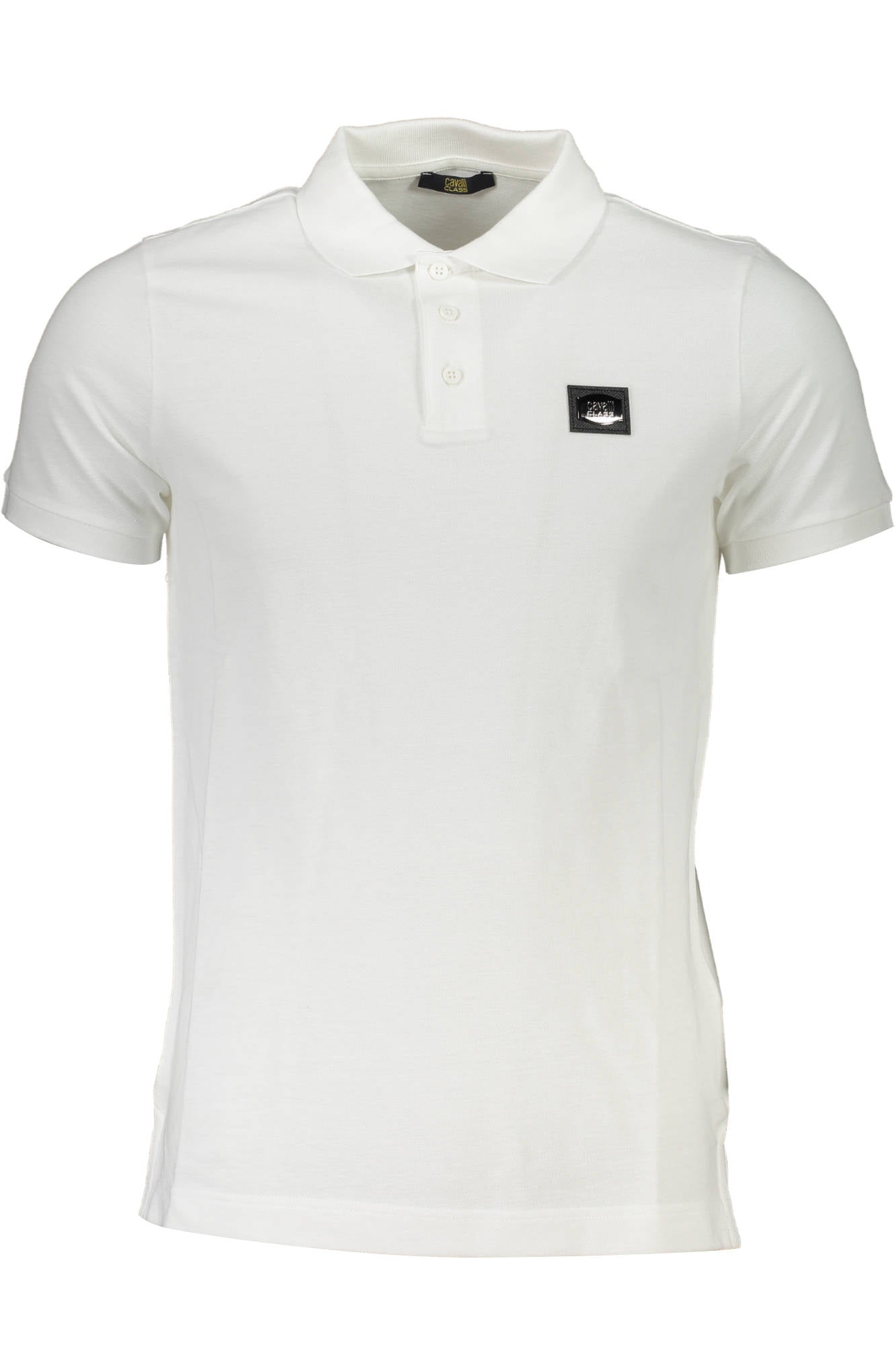 CAVALLI CLASS POLO MANCHES COURTES HOMME BLANC - CAVALLI CLASS