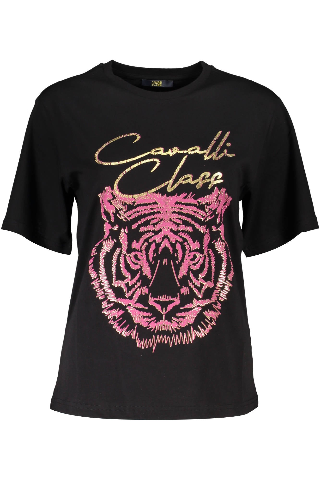 T-SHIRT À MANCHES COURTES CAVALLI CLASS FEMME NOIR - CAVALLI CLASS
