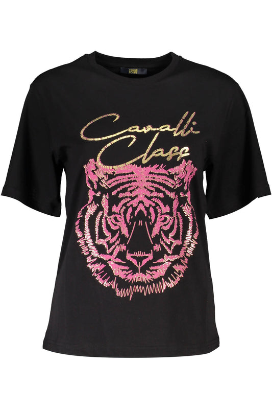 T-SHIRT À MANCHES COURTES CAVALLI CLASS FEMME NOIR - CAVALLI CLASS
