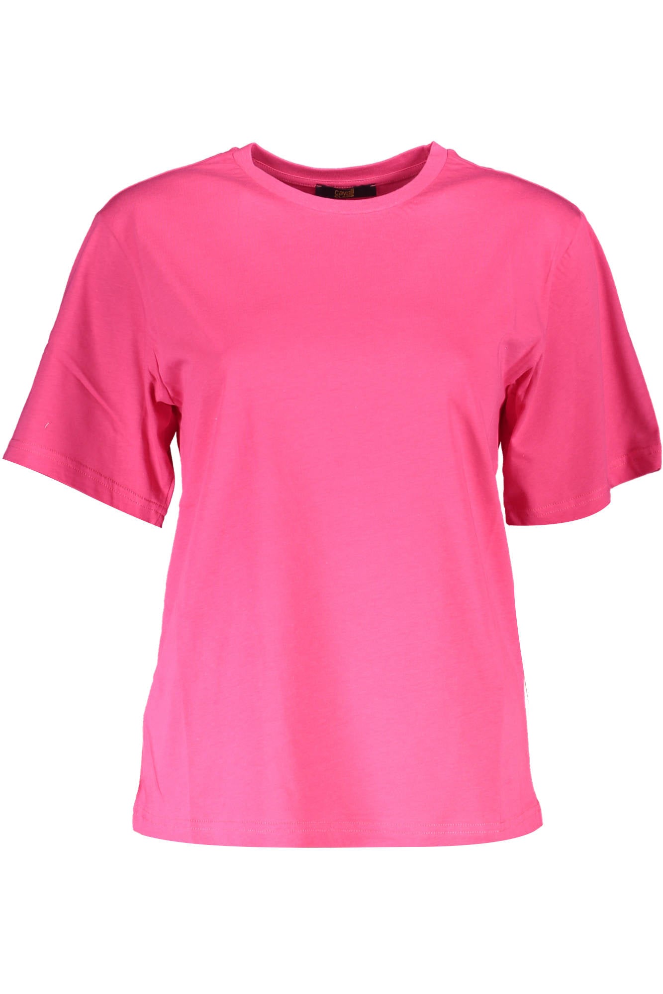 T-SHIRT CAVALLI CLASS MANCHES COURTES FEMME ROSE - CAVALLI CLASS