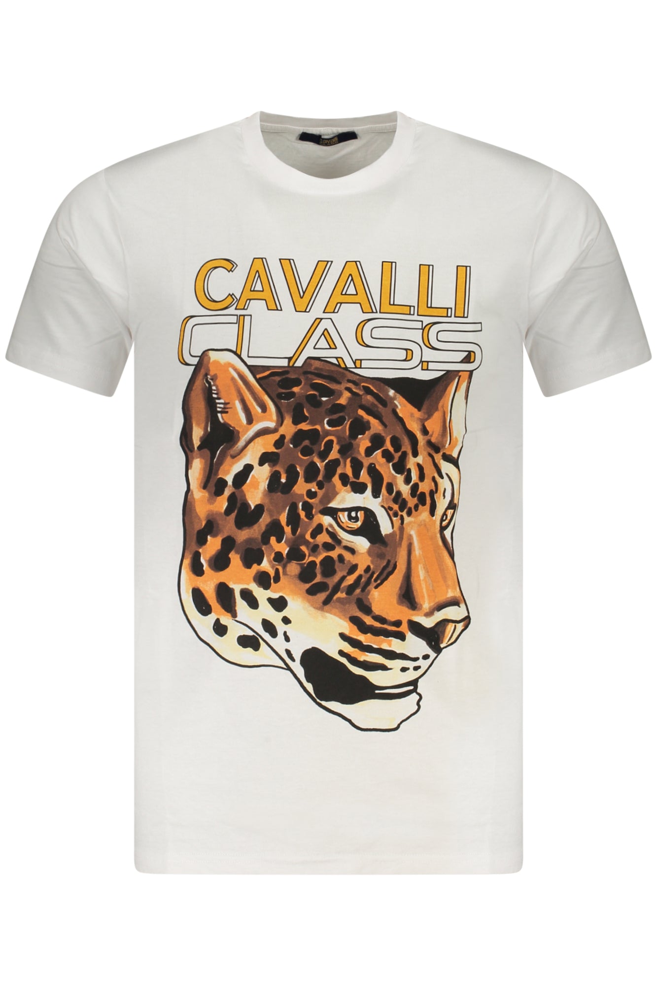 T-SHIRT À MANCHES COURTES CAVALLI CLASS HOMME BLANC - CAVALLI CLASS