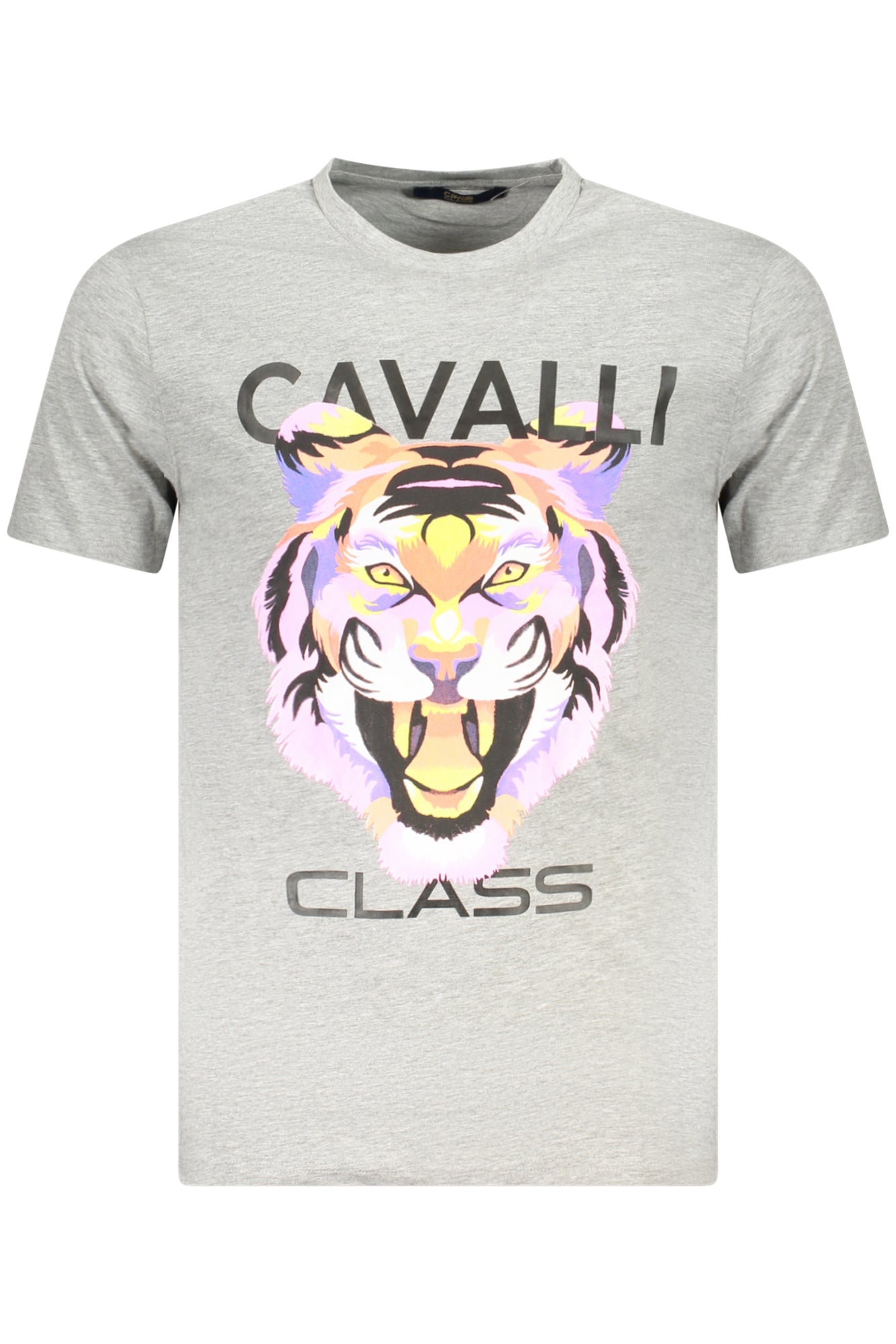 T-SHIRT À MANCHES COURTES CAVALLI CLASS HOMME GRIS - CAVALLI CLASS