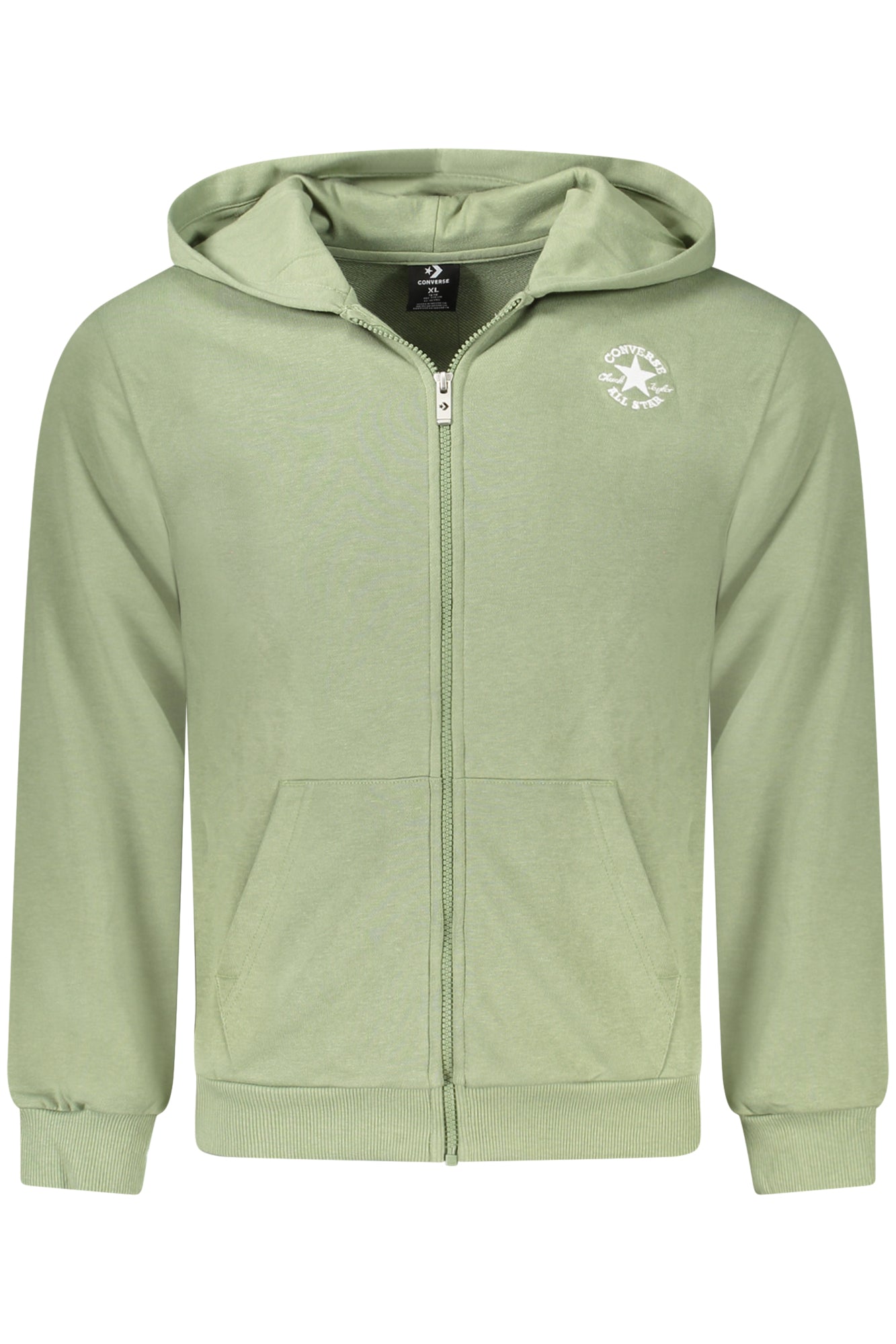 Sweat-shirt zippé vert Converse pour enfants - CONVERSE