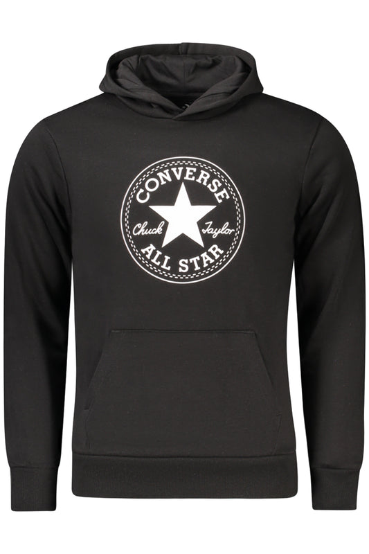 Sweat à capuche zippé noir Converse pour enfants - CONVERSE