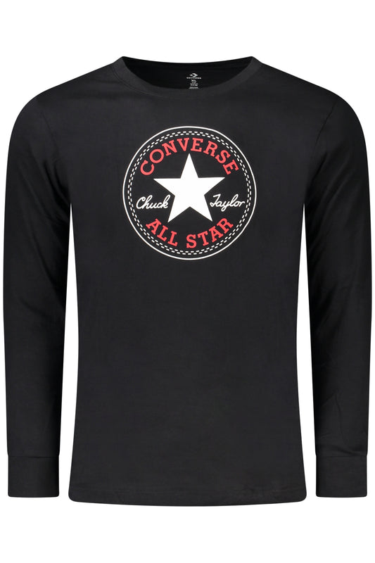 T-SHIRT NOIR À MANCHES LONGUES CONVERSE POUR ENFANTS - CONVERSE