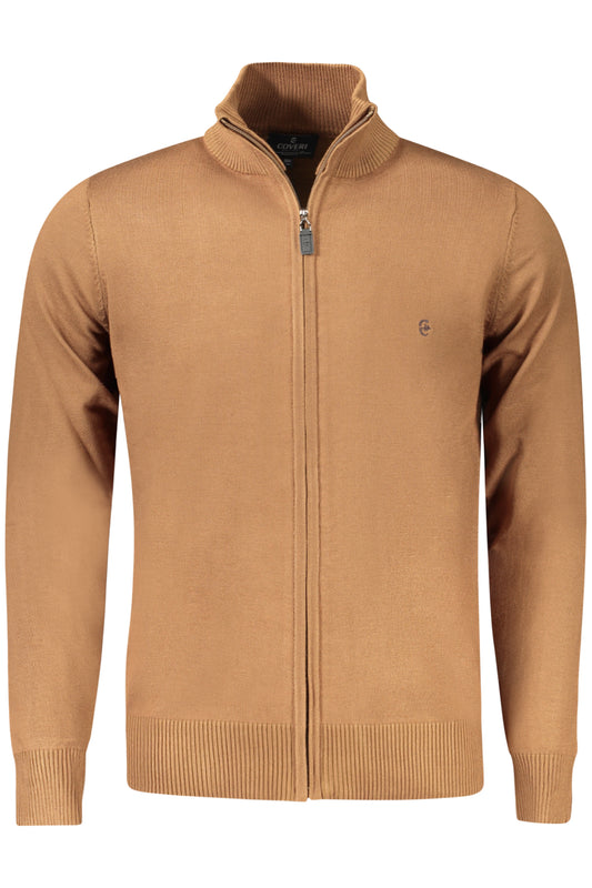 CARDIGAN COVERI MOVING HOMME MARRON - COVERI MOVING