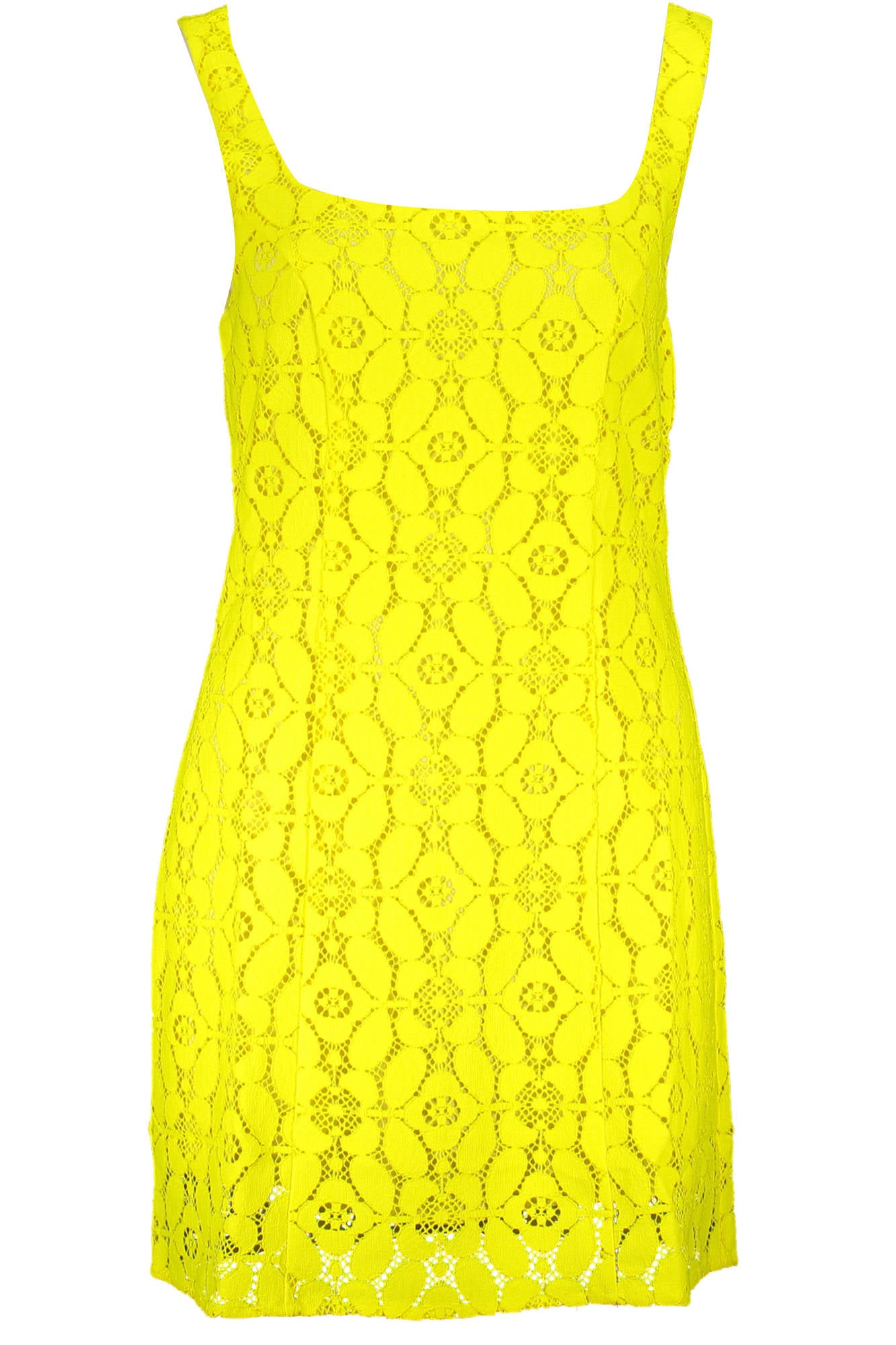 ROBE COURTE FEMME DESIGUAL JAUNE - DESIGUAL