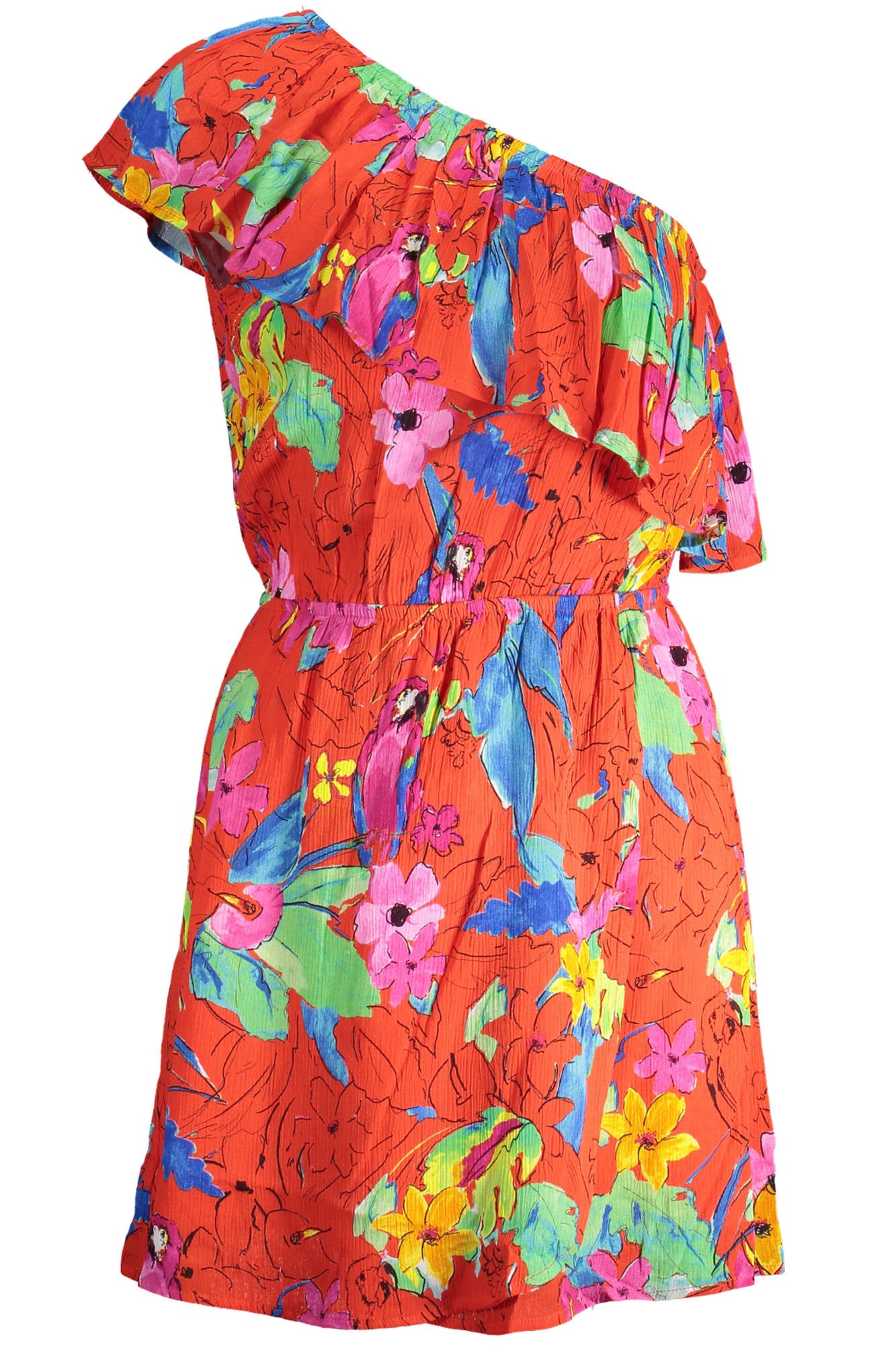 ROBE COURTE ROUGE DESIGUAL POUR FEMME - DESIGUAL