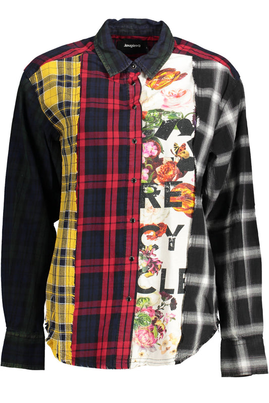 CHEMISE À MANCHES LONGUES DESIGUAL FEMME NOIRE - DESIGUAL