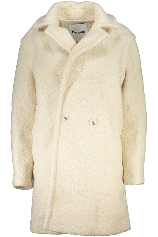 MANTEAU DESIGUAL BLANC FEMME - DESIGUAL