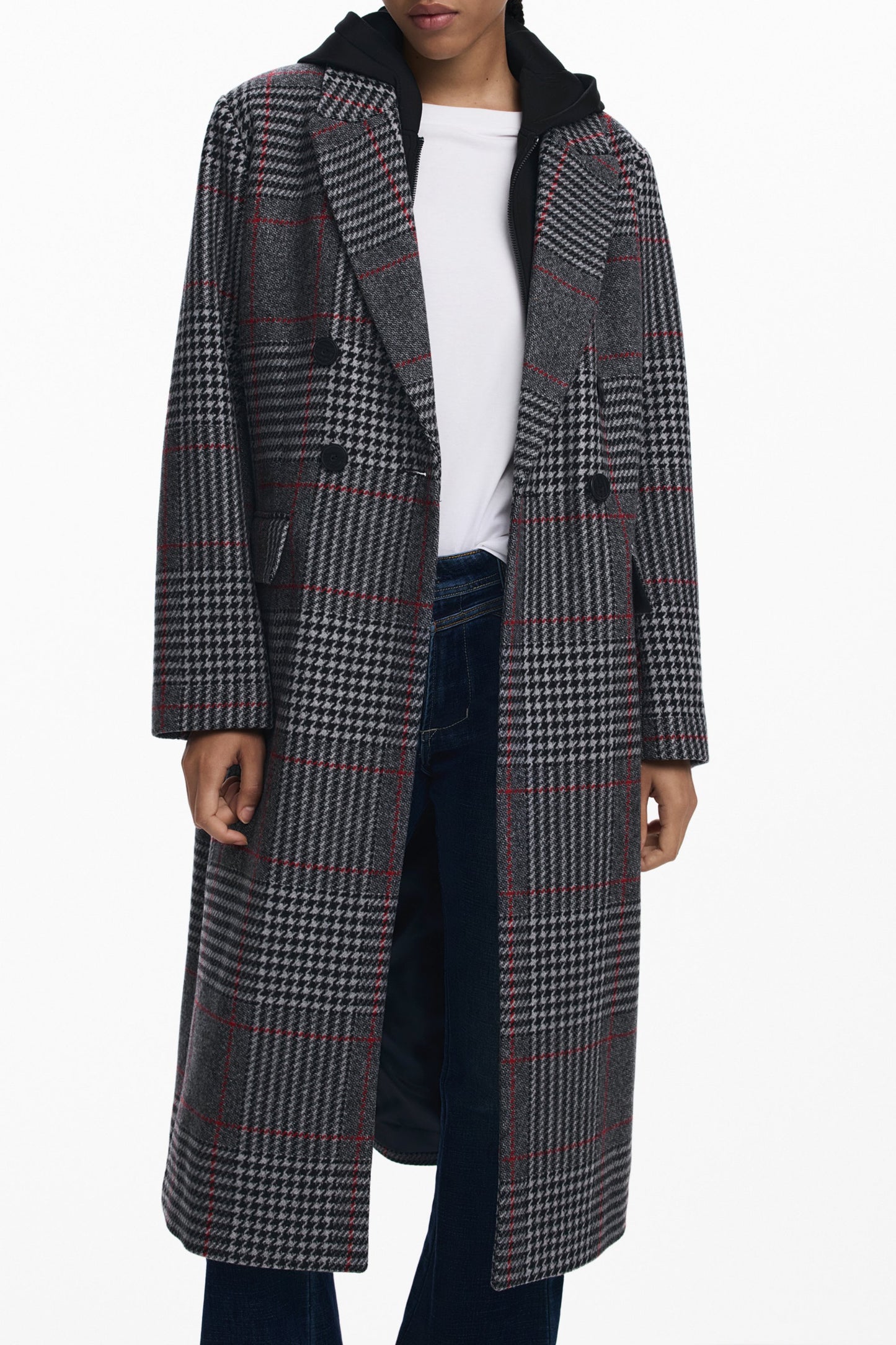 MANTEAU GRIS POUR FEMME DESIGUAL - DESIGUAL