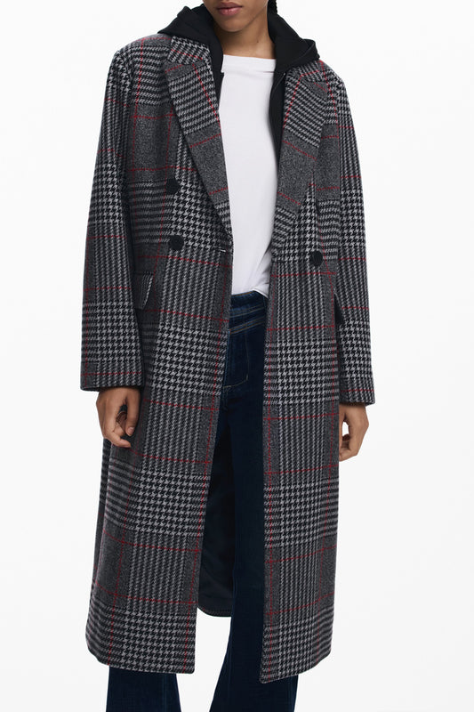 MANTEAU GRIS POUR FEMME DESIGUAL - DESIGUAL