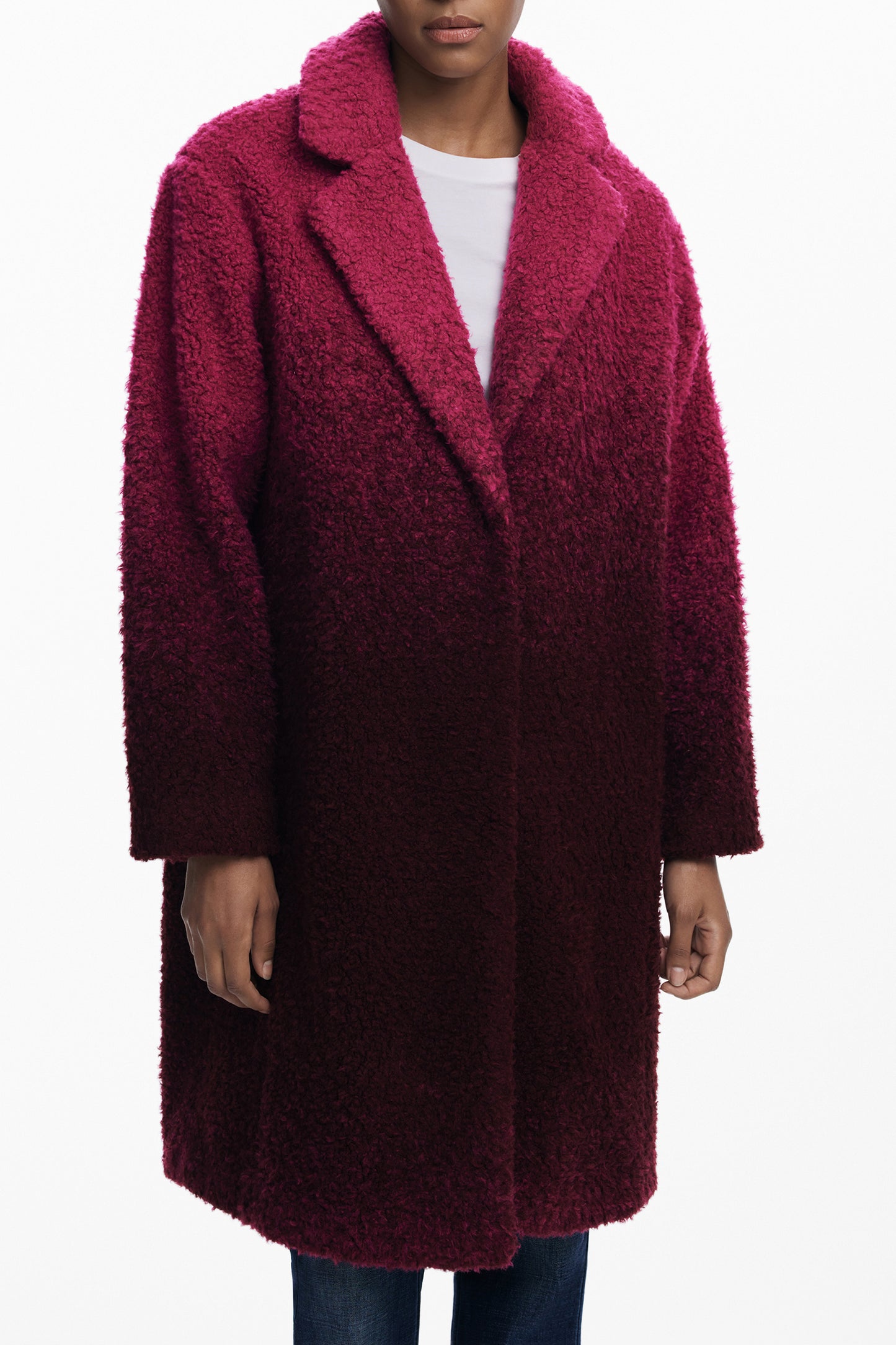 MANTEAU ROSE POUR FEMME DESIGUAL - DESIGUAL