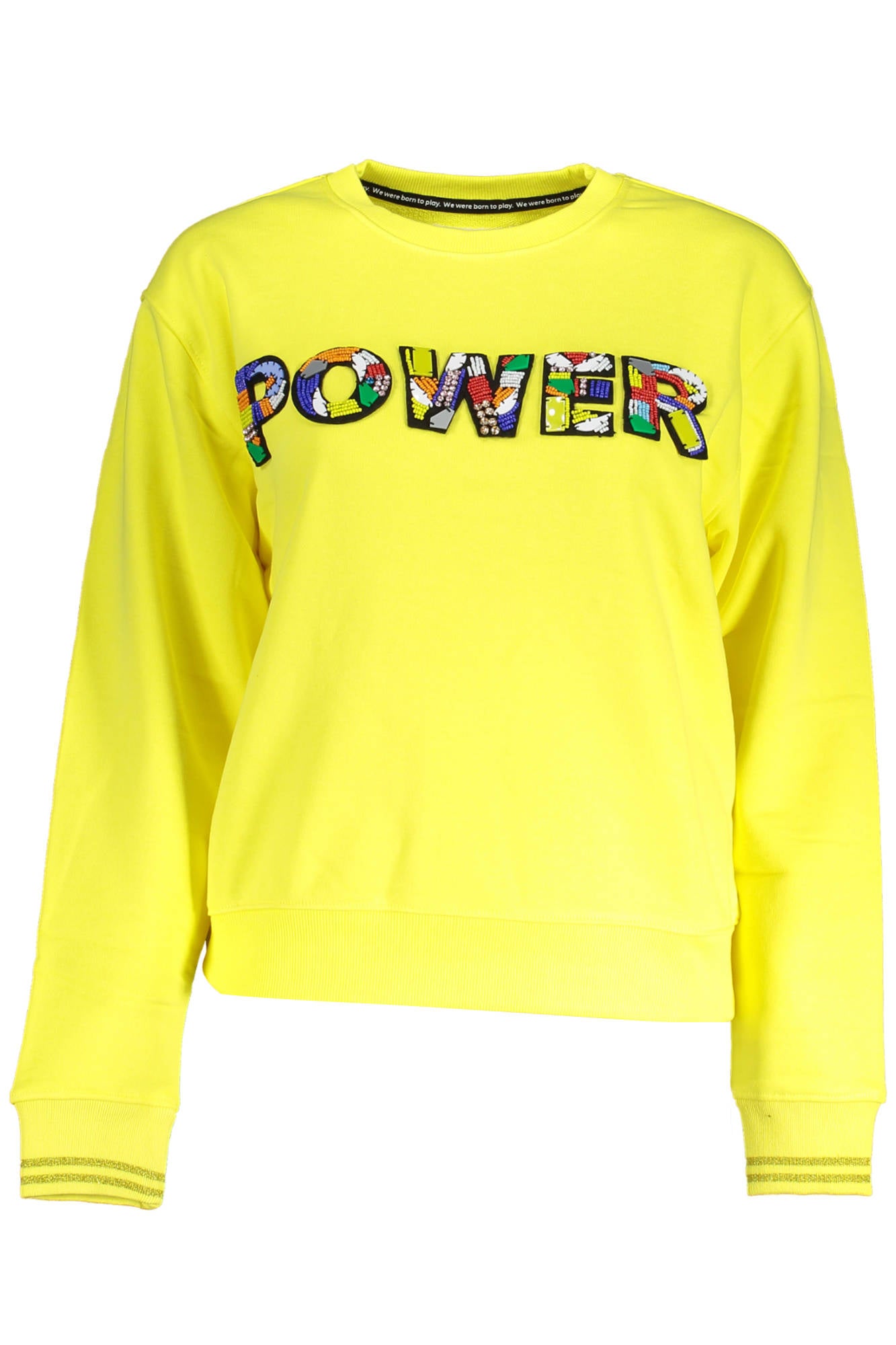 DESIGUAL SWEAT SANS ZIP FEMME JAUNE - DESIGUAL