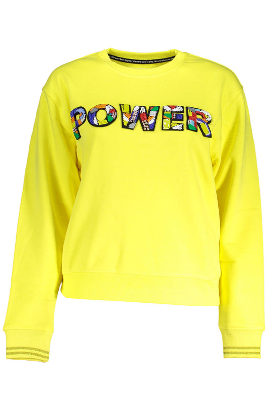 DESIGUAL SWEAT SANS ZIP FEMME JAUNE - DESIGUAL