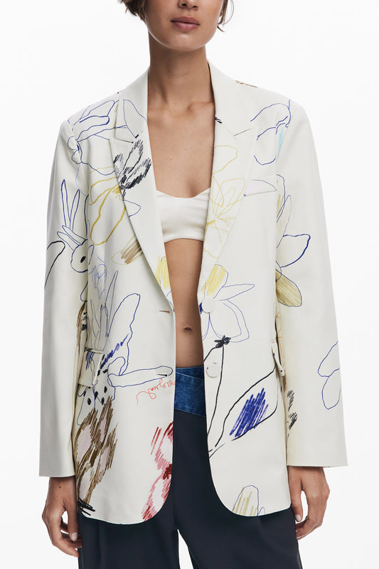 VESTE BLANCHE CLASSIQUE POUR FEMME DESIGUAL - DESIGUAL