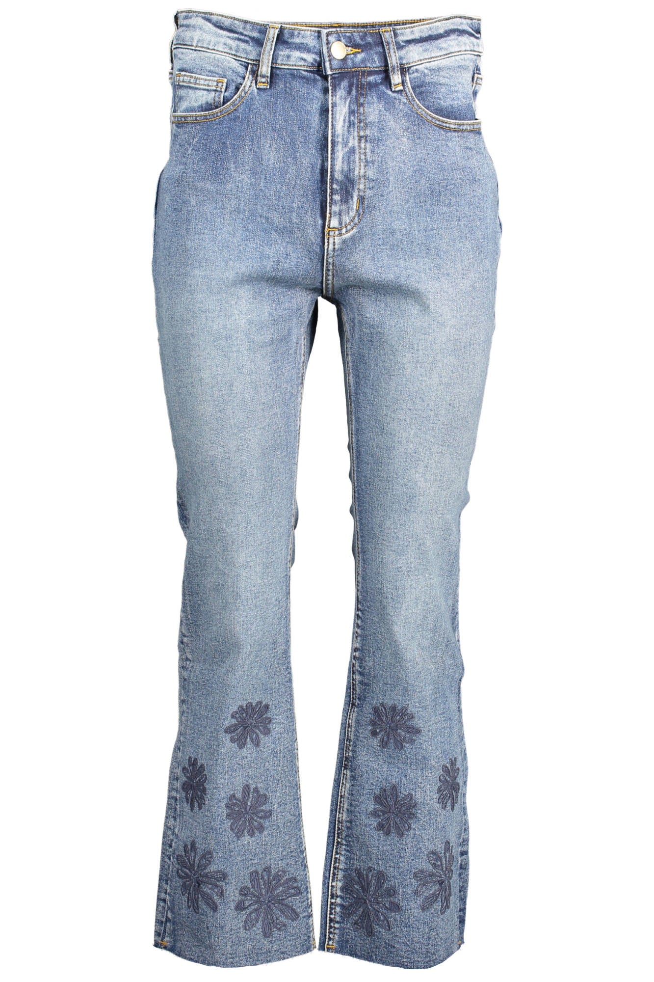 DESIGUAL JEANS DENIM FEMME BLEU - DESIGUAL