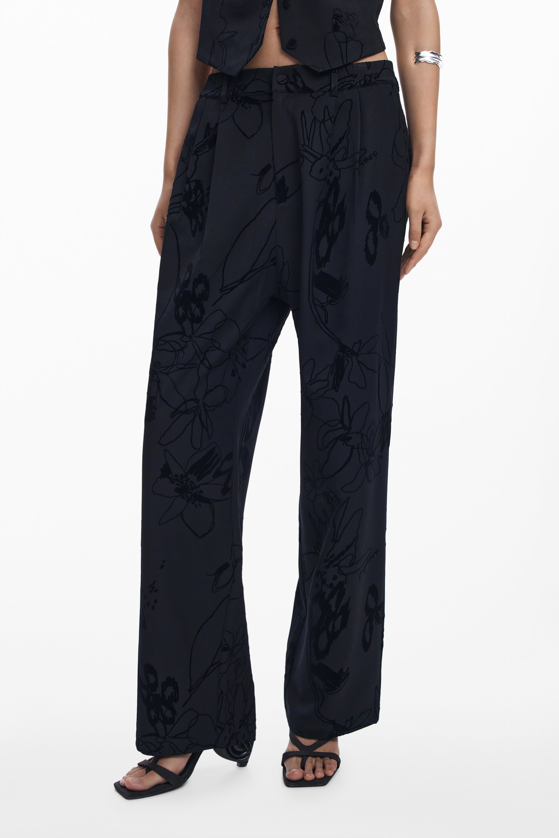 PANTALON NOIR POUR FEMME DESIGUAL - DESIGUAL