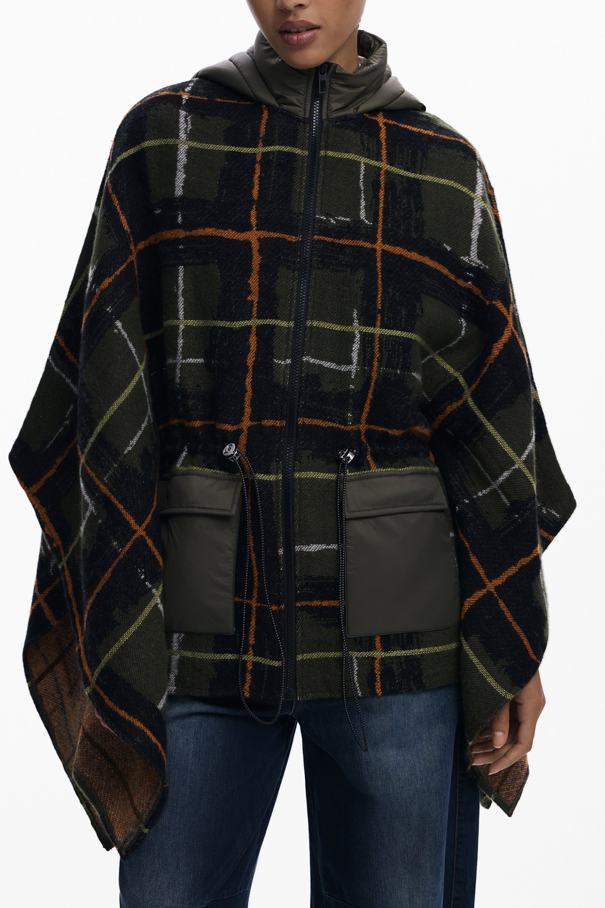 PONCHO VERT POUR FEMME DESIGUAL - DESIGUAL