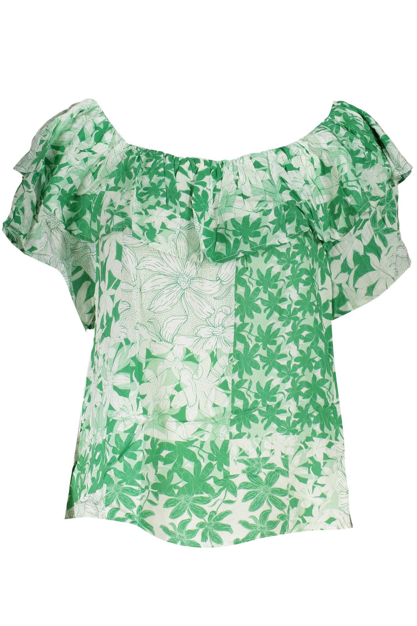 DESIGUAL T-SHIRT À MANCHES COURTES FEMME VERT - DESIGUAL