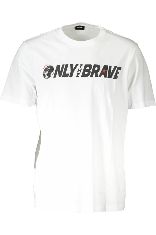 T-SHIRT MANCHES COURTES DIESEL HOMME BLANC - DIESEL