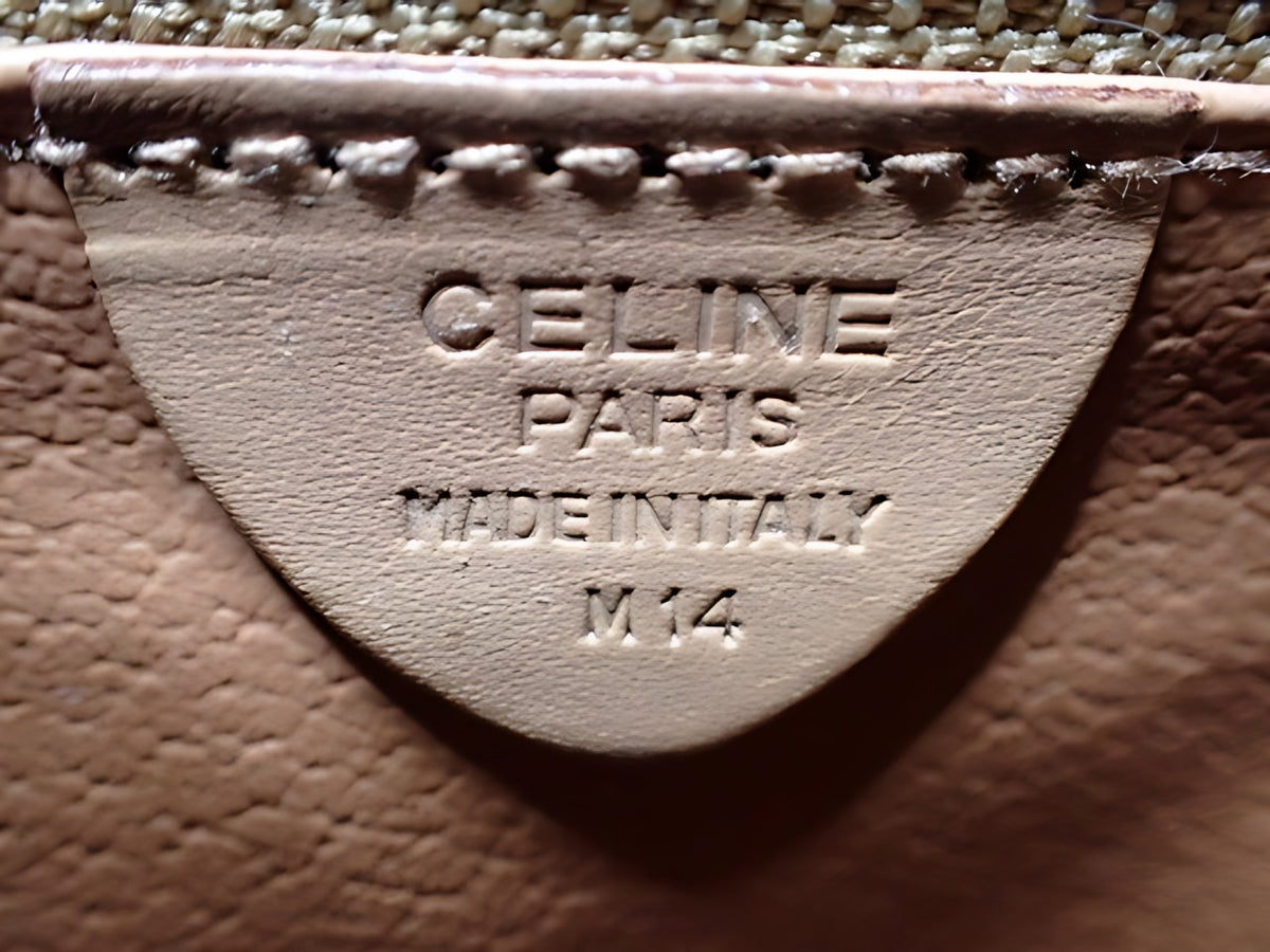 Céline Macadam sac bandoulière à rabat – tampon intérieur