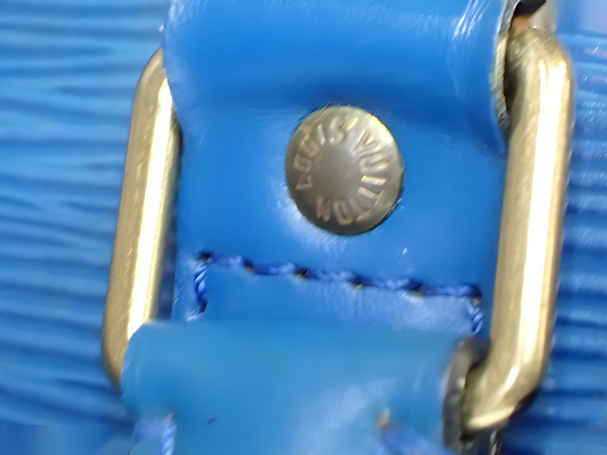 Louis Vuitton Keepall 45 bleu Toledo — vue 12