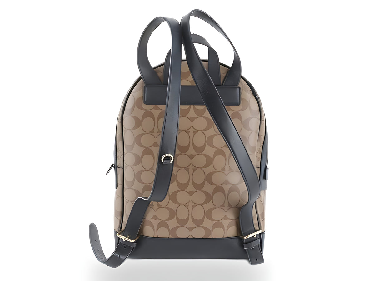 Coach Kenley Backpack khaki noir — vue 3