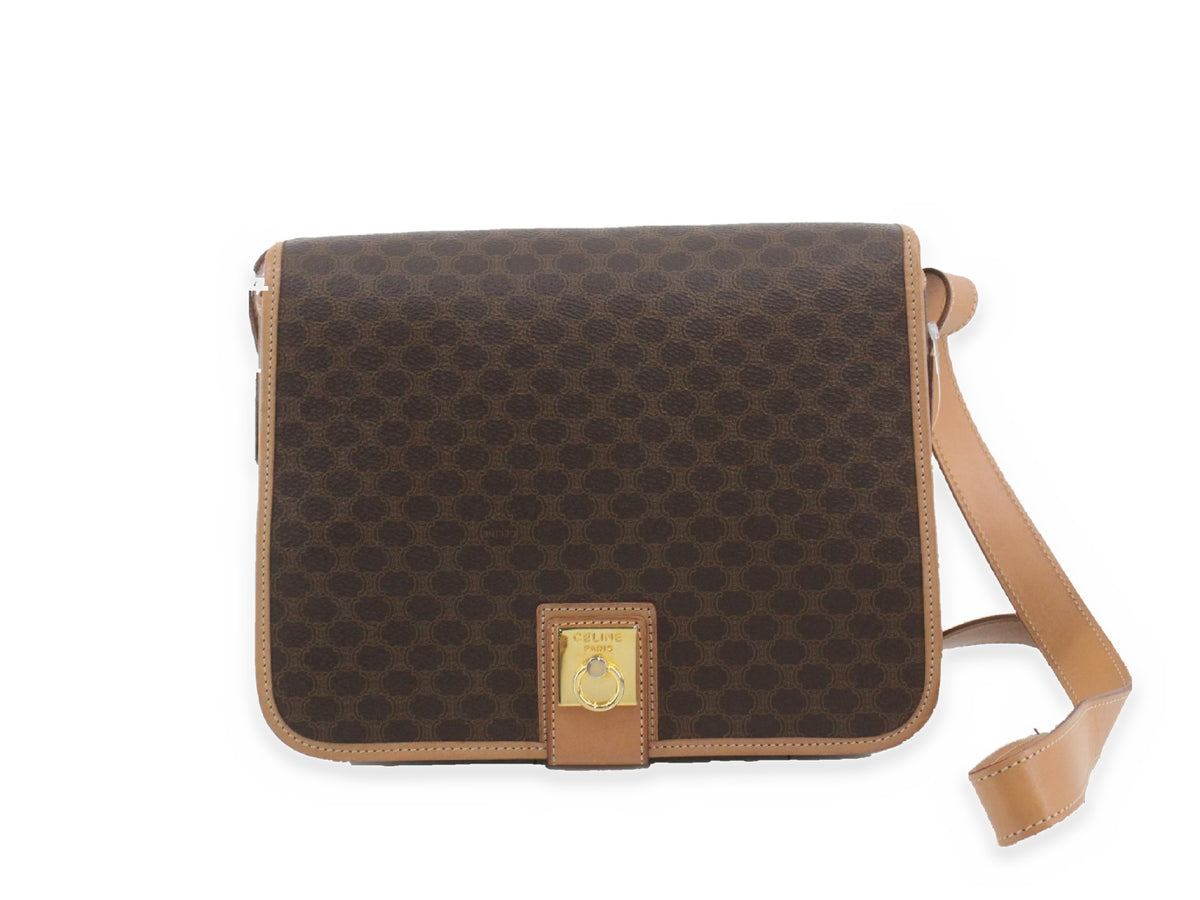 Céline Macadam sac bandoulière à rabat – vue de face