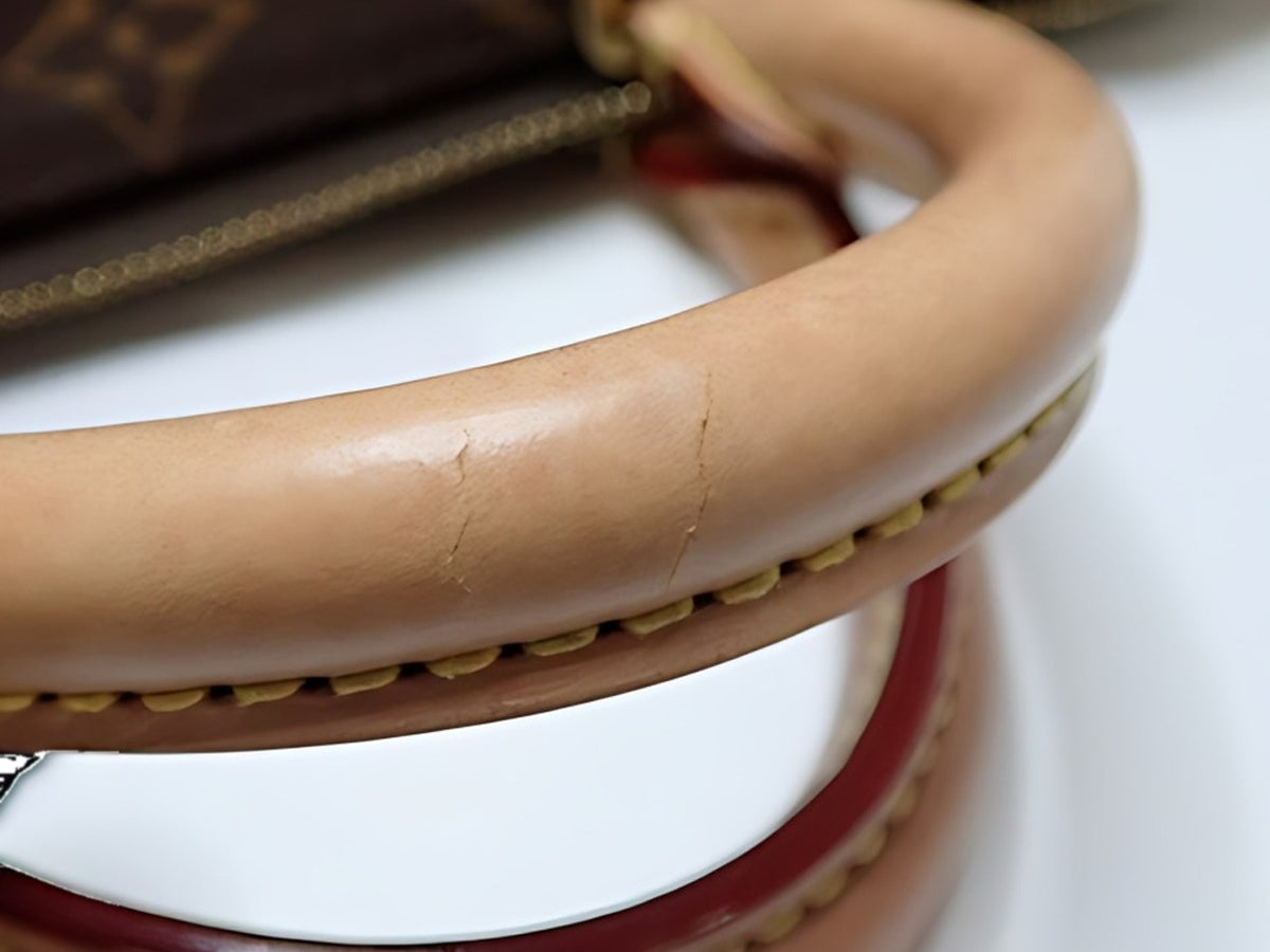 Louis Vuitton Speedy 25 - détail anses et patine