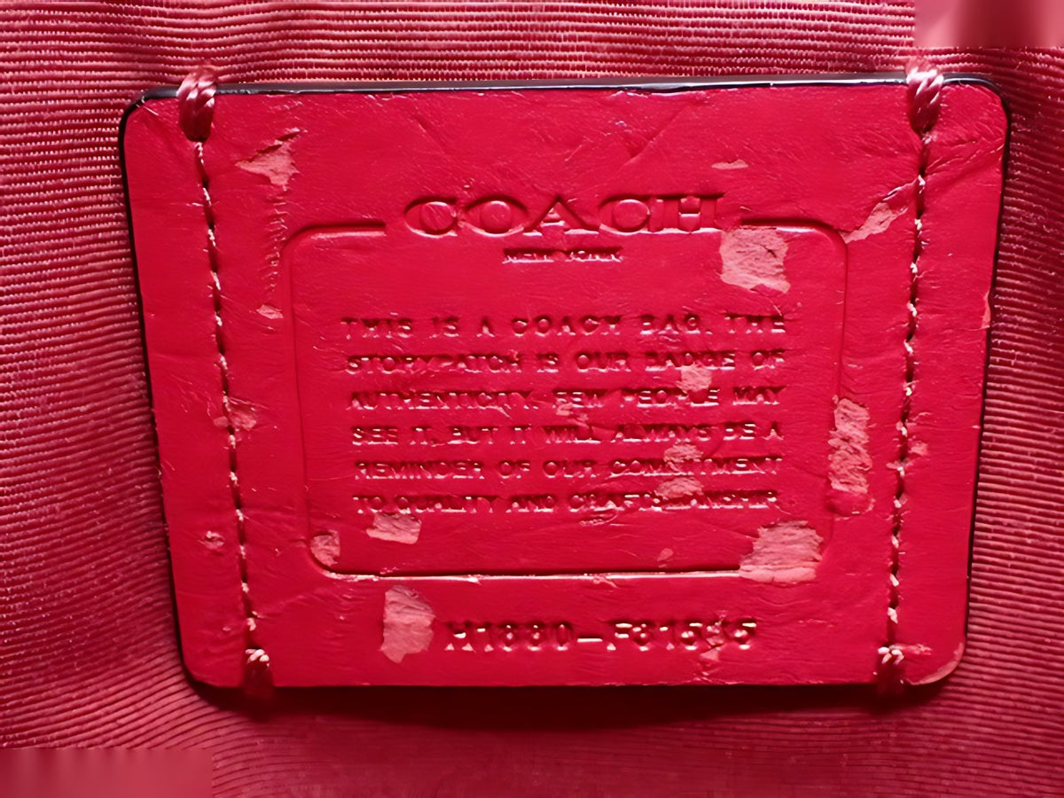 Coach Avenue Tote noir — pochon Coach fourni