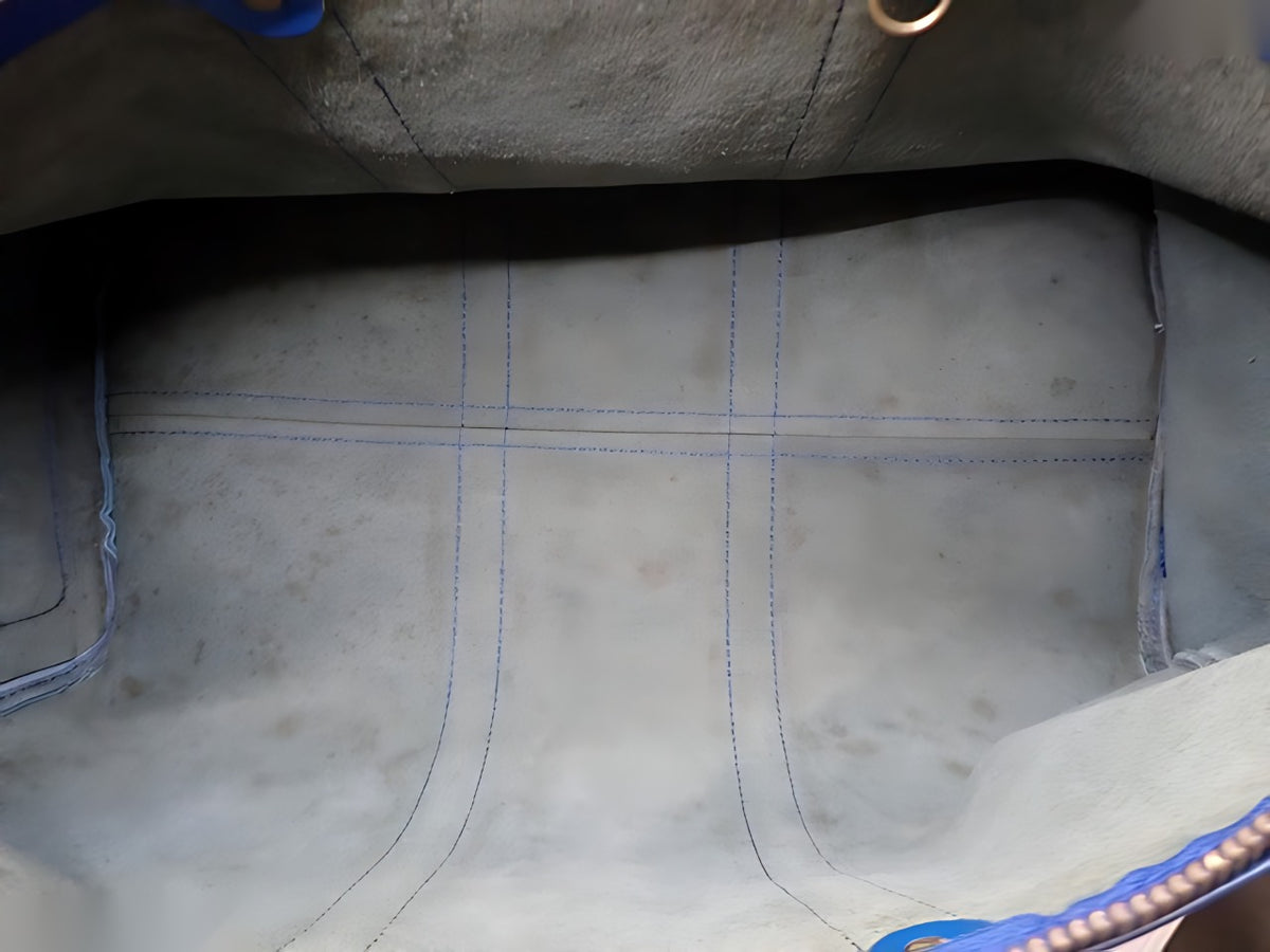 Louis Vuitton Keepall 45 bleu Toledo — vue 15