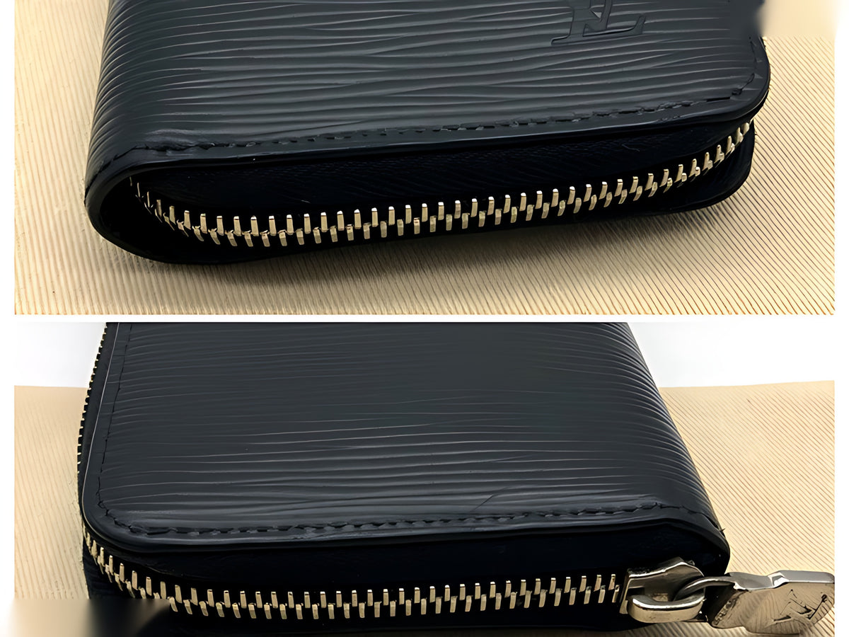 Louis Vuitton Zippy Vertical Épi noir — vue 4