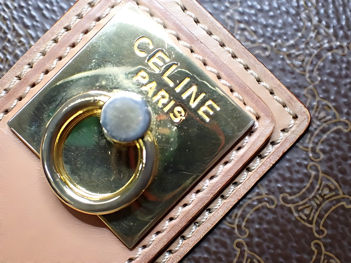 Céline Macadam sac bandoulière à rabat – détail 10