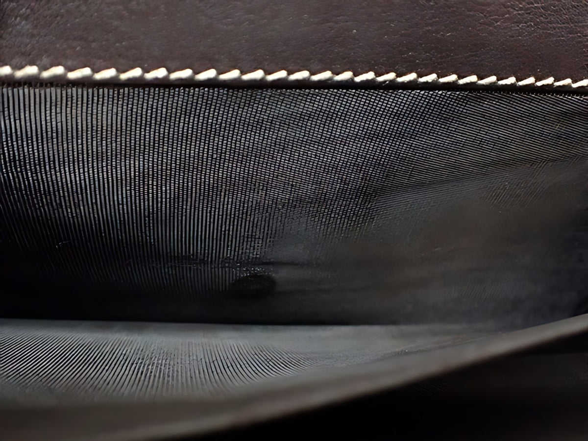 Gucci Portefeuille Long Toile GG Beige Cuir Marron Fermoir Cœur – détail 05