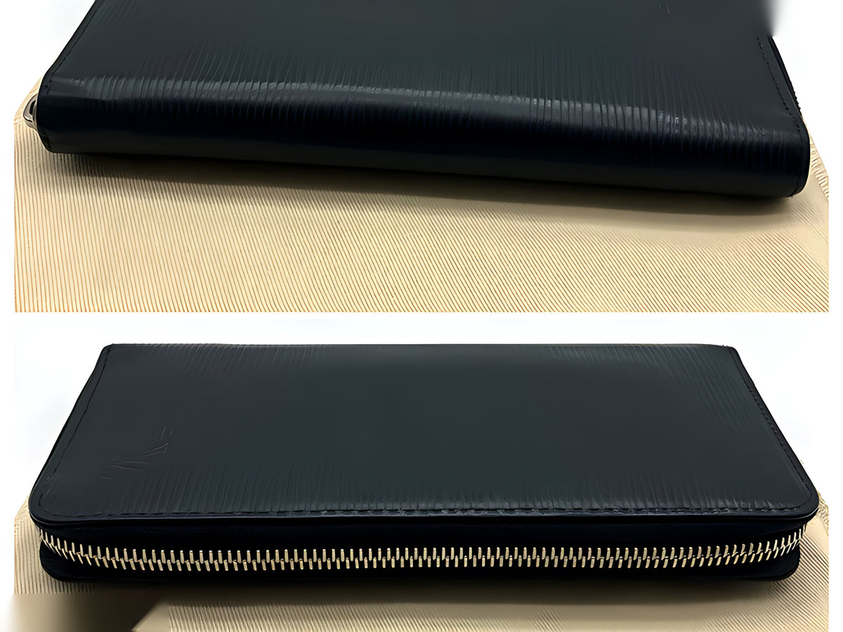 Louis Vuitton Zippy Vertical Épi noir — vue 3