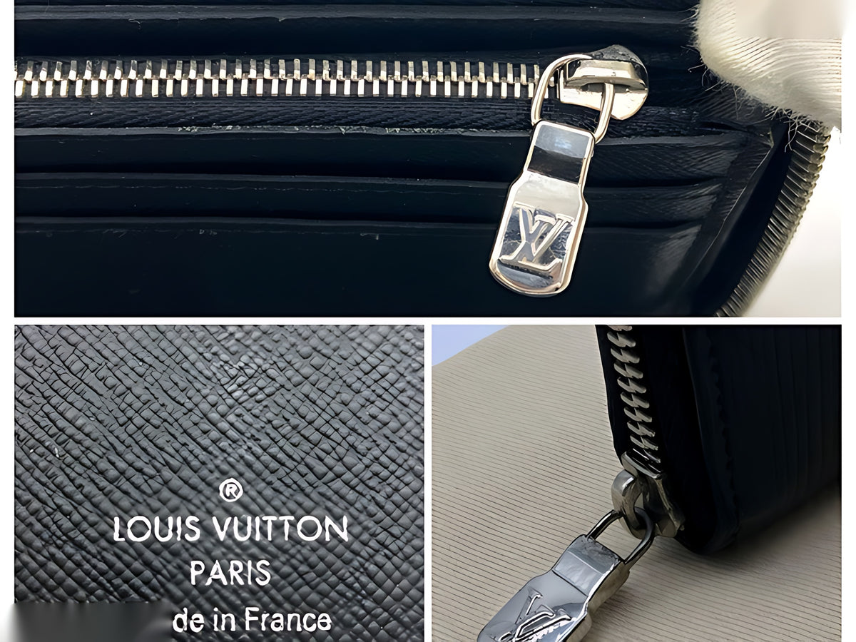 Louis Vuitton Zippy Vertical Épi noir — vue 7