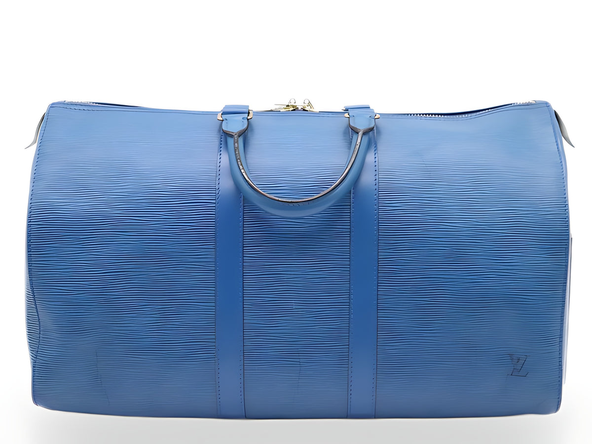 Louis Vuitton Keepall 45 bleu Toledo — vue 2