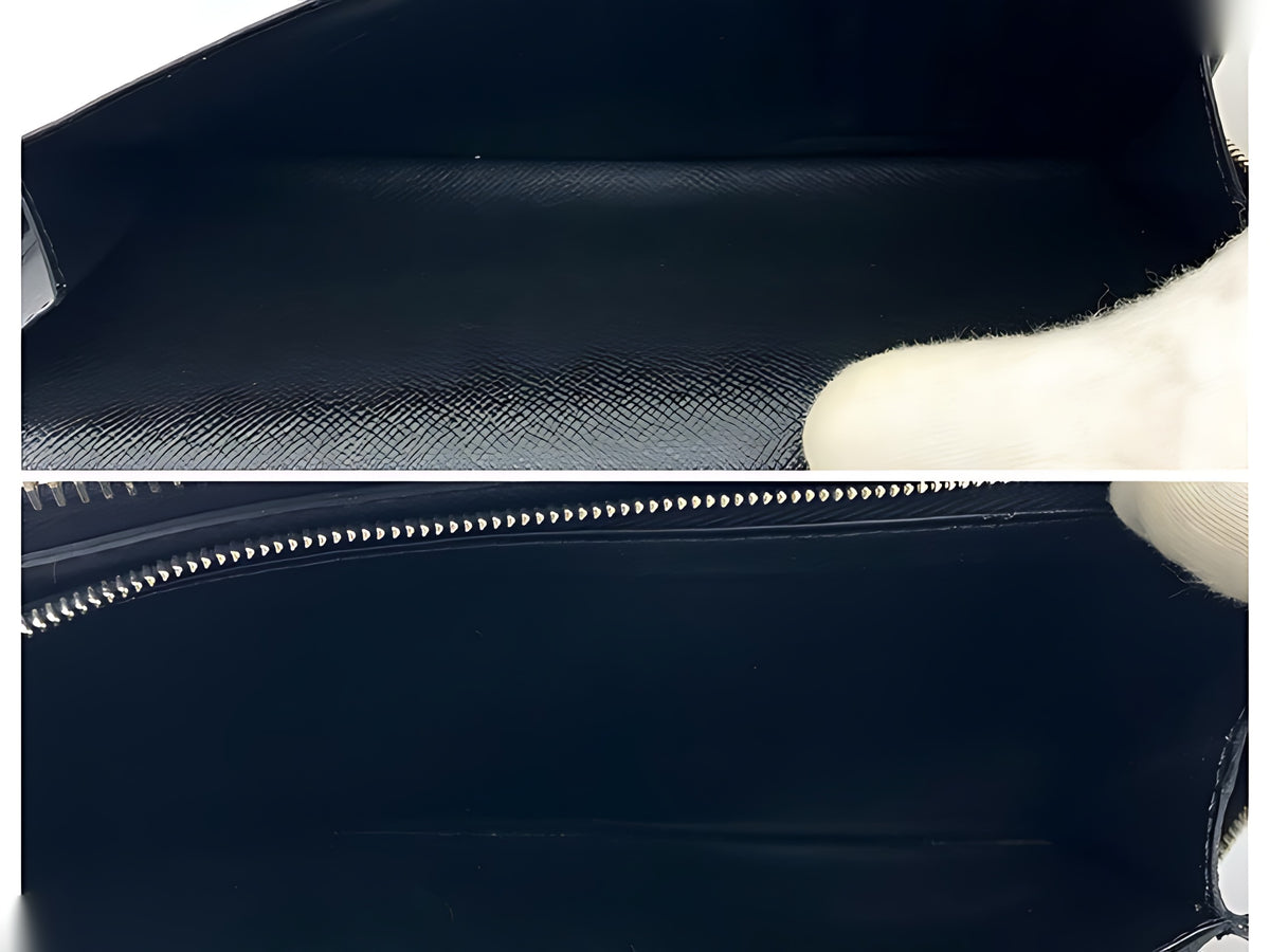 Louis Vuitton Zippy Vertical Épi noir — vue 6