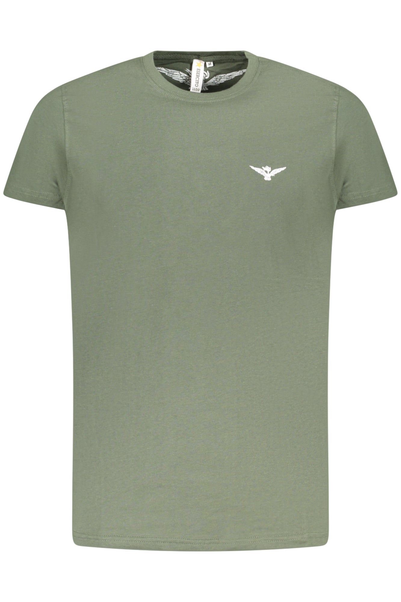 T-SHIRT À MANCHES COURTES POUR HOMME ARMY 1659 VERT - ACCADEMIA MILITARE