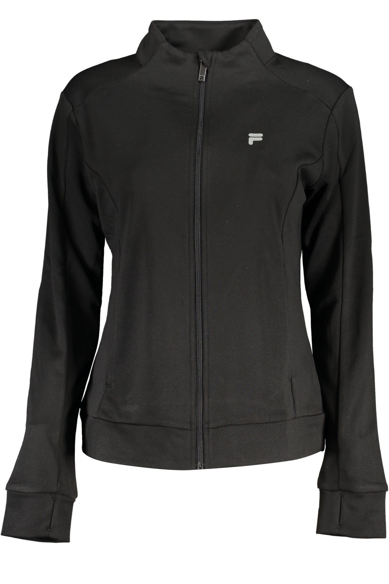 SWEAT-SHIRT ZIPPÉ NOIR FILA FEMME - FILA