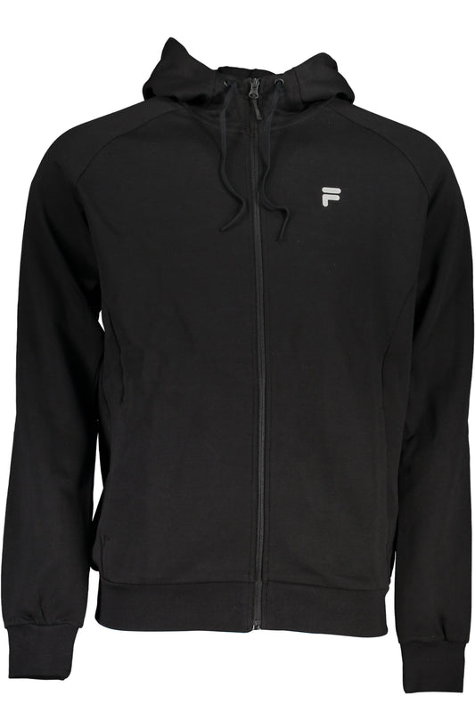 FILA SWEAT-SHIRT ZIPPÉ NOIR POUR HOMMES - FILA